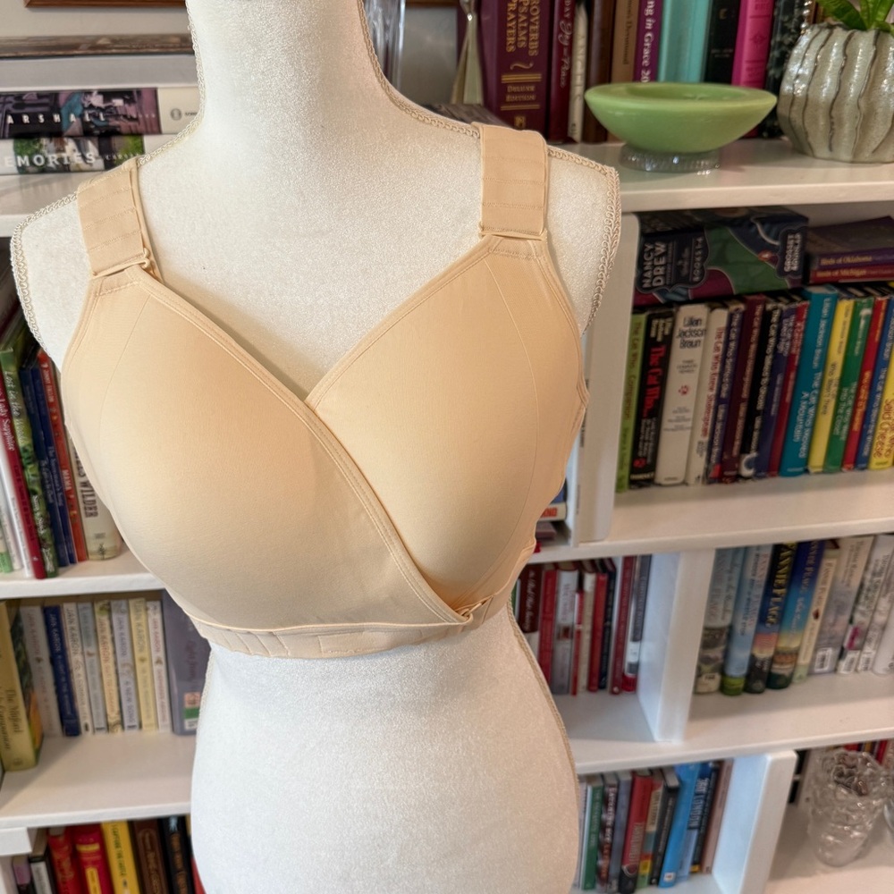 2 Beige Wireless Comfort Bra by Shelly Hug - Picture 2 of 10